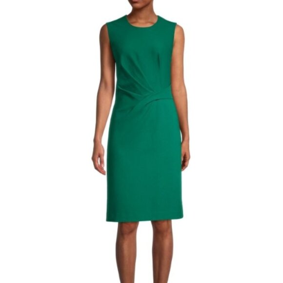 Kobi Halperin Cecilia Sleeveless Knee-Length Sheath Dress - Fern Green - S  - NWT